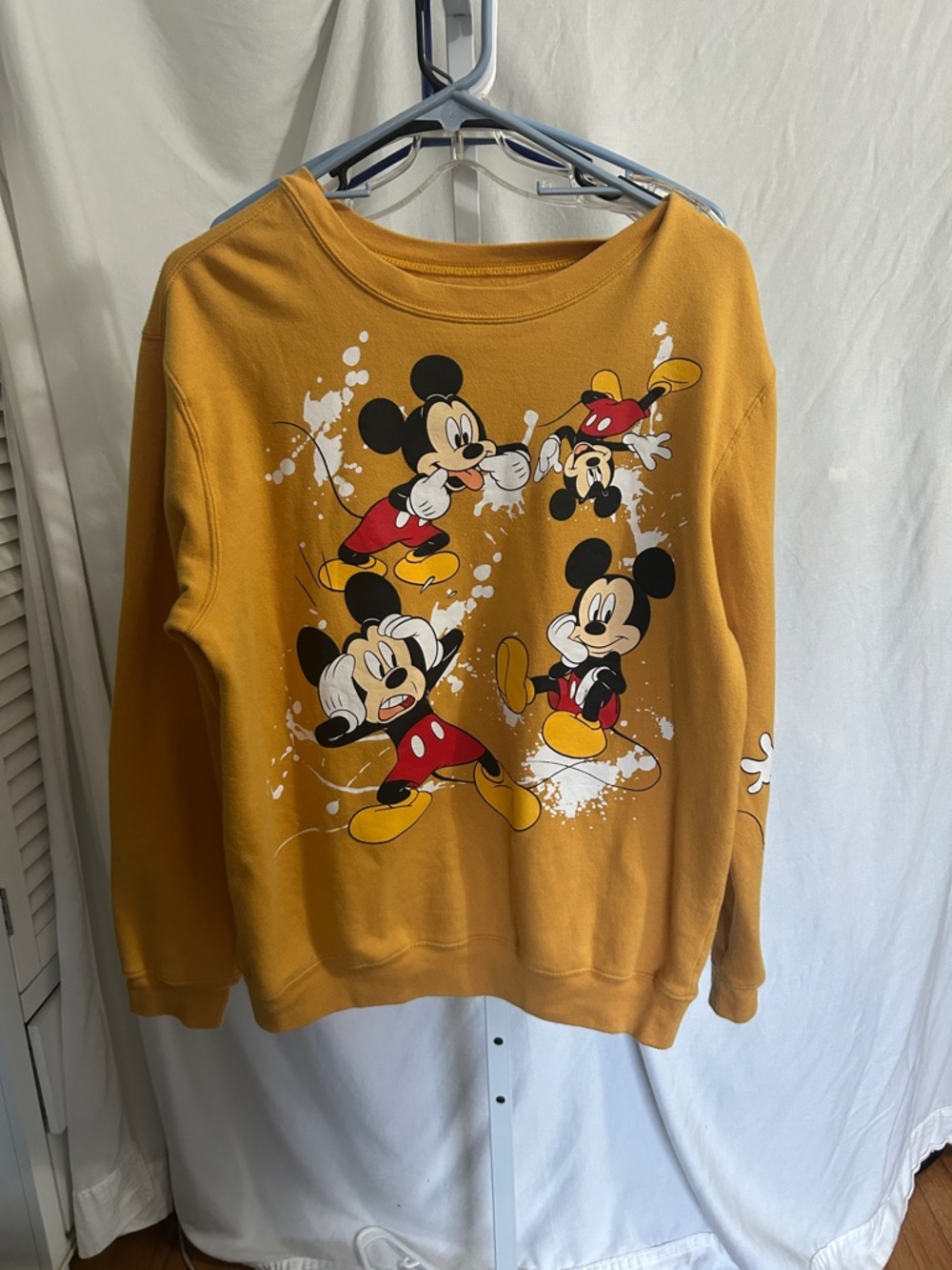 Disney Mustard Yellow Mickey Graphic Pullover